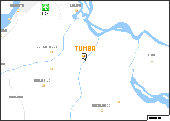 map of Tumba