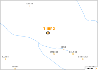 map of Tumba