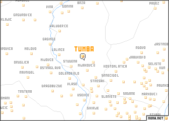 map of Tumba