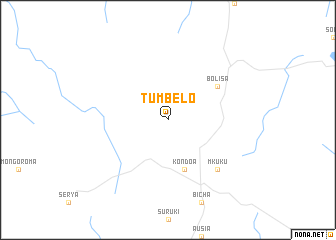 map of Tumbelo