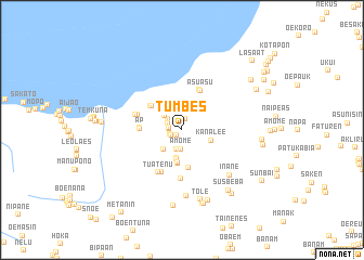 map of Tumbes