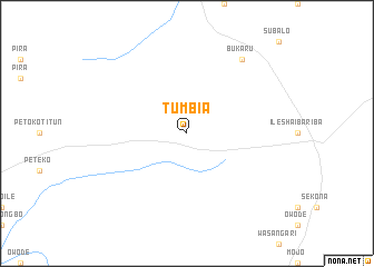 map of Tumbia