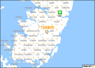 map of Tumbini