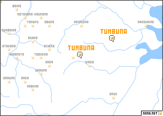 map of Tumbuna