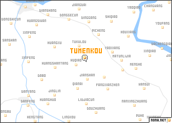 map of Tumenkou