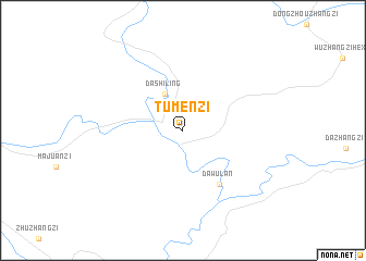 map of Tumenzi