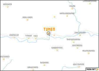 map of Tumen