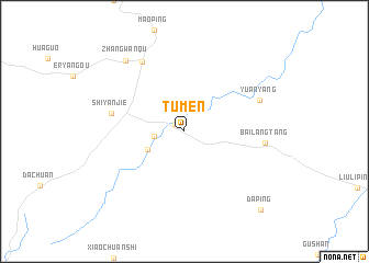 map of Tumen