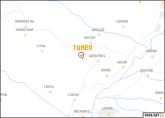 map of Tumen
