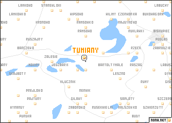 map of Tumiany