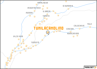 map of Tumilaca Molino