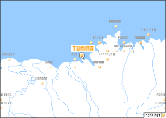 map of Tumina