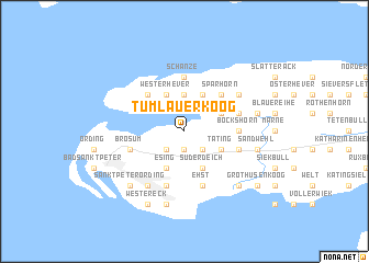 map of Tümlauer Koog