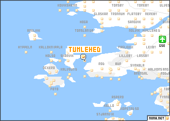 map of Tumlehed