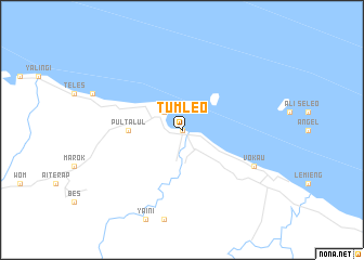 map of Tumleo