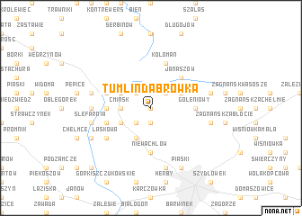 map of Tumlin Dąbrówka