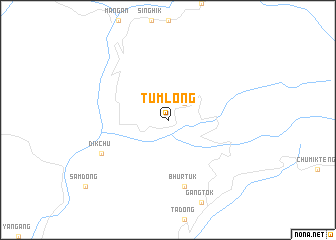 map of Tumlong