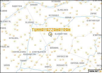 map of Ţummāy az Zahāyrah