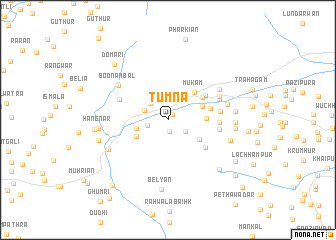 map of Tumna