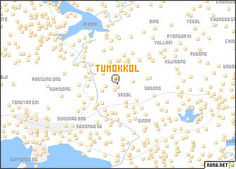 map of Tumok-kol