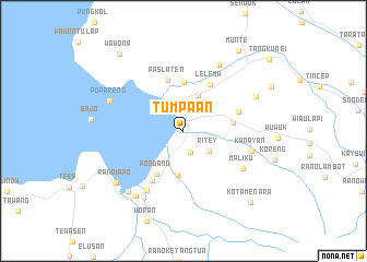 map of Tumpaan