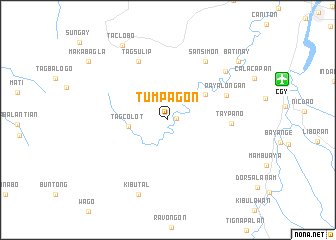 map of Tumpagon