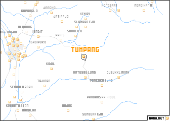 map of Tumpang