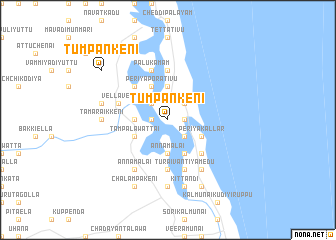 map of Tumpankeni