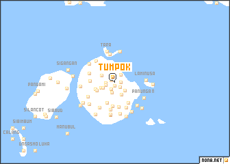 map of Tumpok