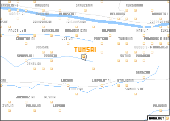 map of Tumšai