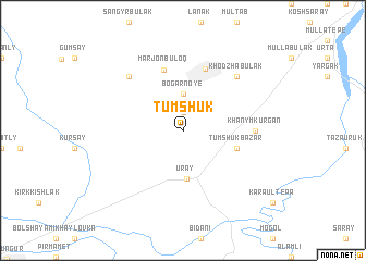 map of Tumshuk