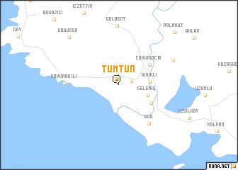 map of Tümtün