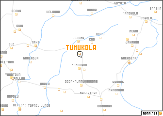 map of Tumukola