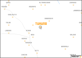 map of Tumuna