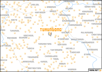 map of Tumun-dong