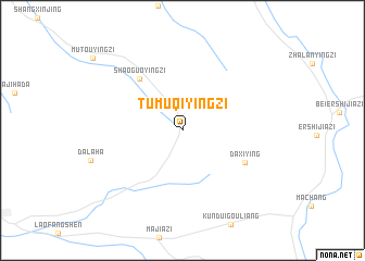 map of Tumuqiyingzi