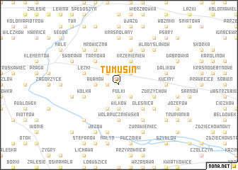 map of Tumusin