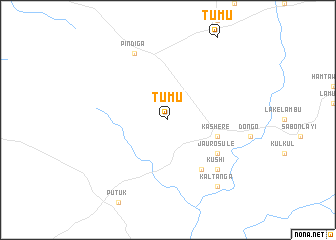 map of Tumu