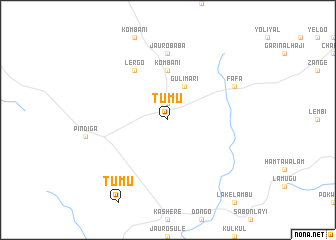 map of Tumu