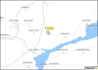 map of Tumu