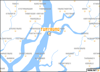 map of Tumyaung