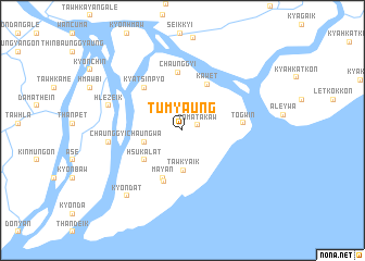 map of Tumyaung