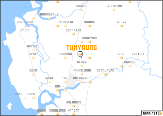 map of Tumyaung