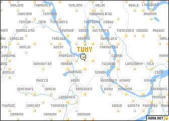 map of Tứ Mỹ