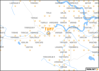 map of Tư Mỹ