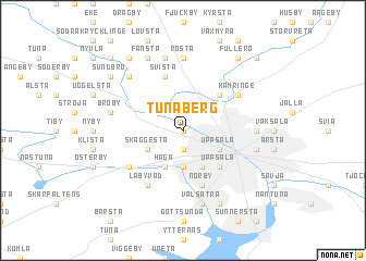 map of Tunaberg