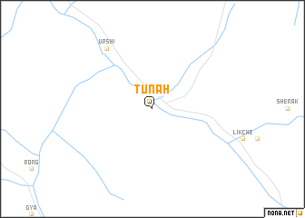 map of Tunah