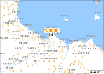 map of Tunam-ni