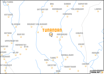 map of Tunanoan