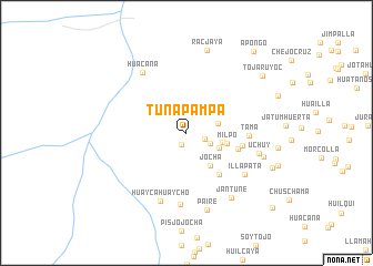 map of Tunapampa